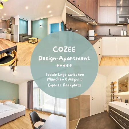 דירה Cozee - Moderne Design-Apartments I Parkplatz I Ideal Fuer Muenchen & Flughafen Muc