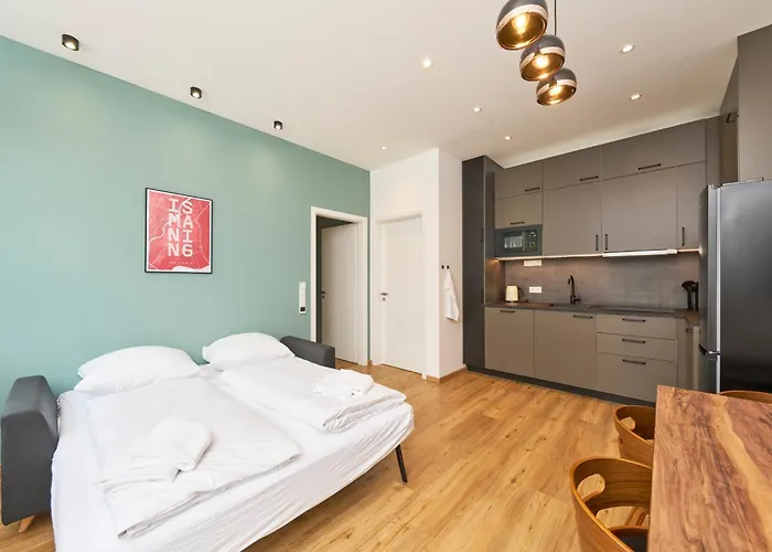 דירה Cozee - Moderne Design-Apartments I Parkplatz I Ideal Fuer Muenchen & Flughafen Muc *