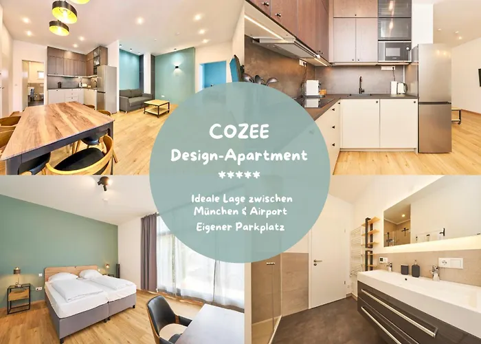 Apartamento Cozee - Moderne Design-Apartments I Parkplatz I Ideal Fuer Muenchen & Flughafen Muc